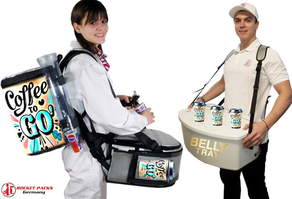 Enhanced shopping experience featuring a vendor’s ice cream selling tray carried by a brand ambassador at the IFT Annual Meeting & Food Expo – hosted by the Institute of Food Technologists. Designed for on-the-go product sampling in a high-traffic, innovation-driven environment, this ergonomic tray offers a professional and interactive way to serve artisanal or functional ice cream directly to food scientists, product developers, and industry professionals. The lightweight design supports vendor mobility across the expo floor, while integrated insulated compartments ensure optimal product temperature and presentation. Ideal for showcasing new formulations, clean-label ingredients, or dairy-alternative offerings, the tray also features customizable branding panels to reinforce product messaging and create a visually appealing, memorable brand interaction. A powerful marketing asset for food tech companies seeking to connect innovation with indulgence and deliver a hands-on discovery experience to a trend-savvy audience.