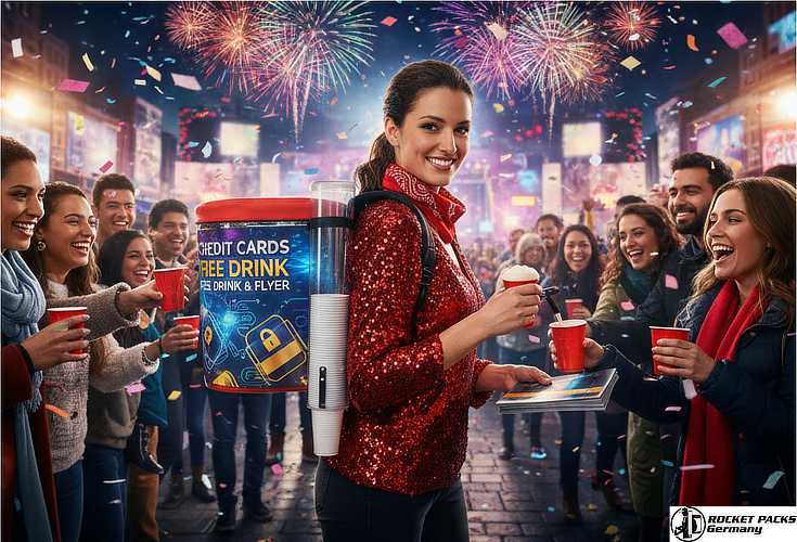 Cutting-edge bellytray supporting a modern POS trend and store concept for luxury shopper activation in a Paris premium retail district.