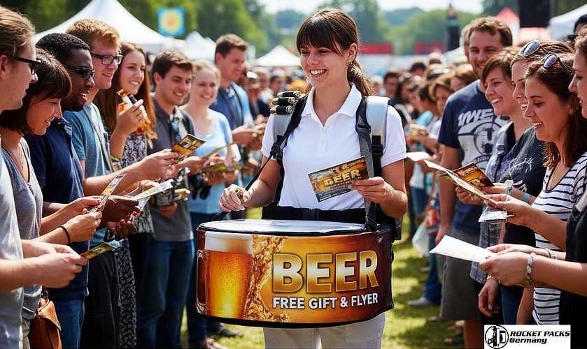 Climate-neutral sampling tray for eco-friendly brand presence and consumer engagement at a high-profile music festival and outdoor event in Austin, Texas.