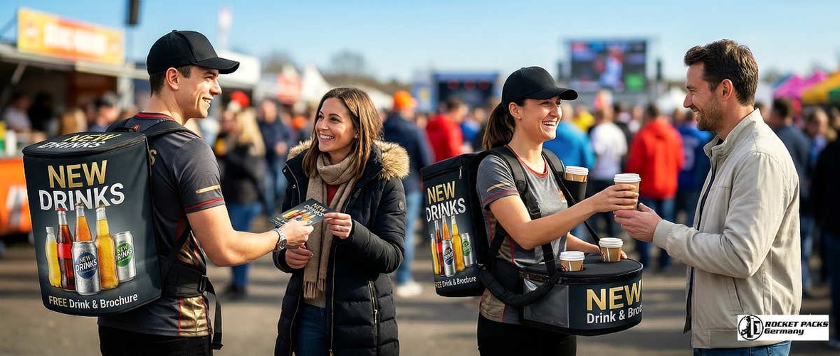 Stadium concession tray for beverage service, featuring removable dividers for cups and cans to optimize sales uplift during live events.