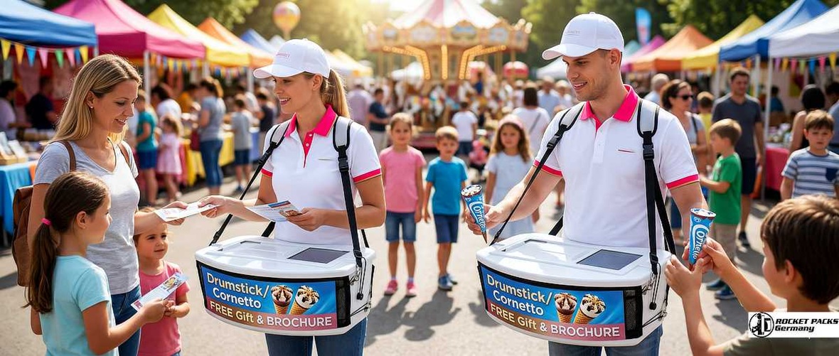Heavy-duty plastic concession tray for ice cream vending in Los Angeles stadiums, featuring custom foam inlays for organized product presentation at the POS.