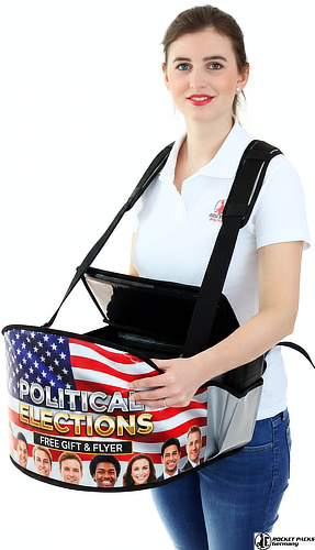 Ergonomic vending tray for beer-to-go distribution at a Manchester stadium, providing a high-volume mobile catering solution for live audience catering.