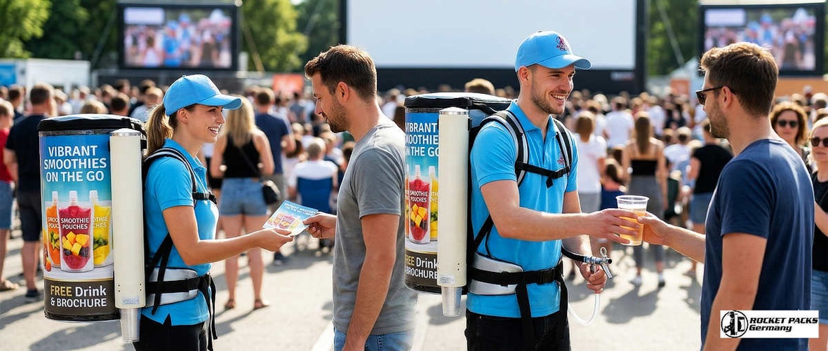 Festival food hawker tray for Glastonbury outdoor catering, waterproof and durable for mobile vending in all-weather environments.