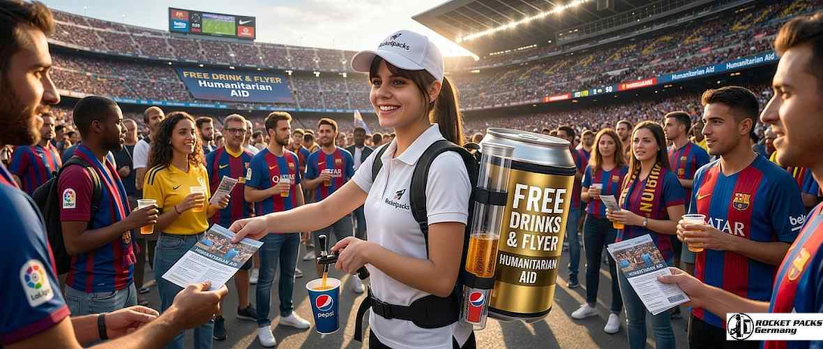Coffee vendor serving commuters with a hawker tray in London’s financial district.