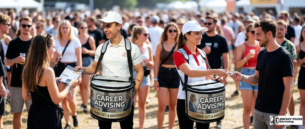 Hawker’s tray with an ergonomic 4-point harness system for the Chicago Cubs stadium crew, reducing fatigue during high-volume drink consumption hours.