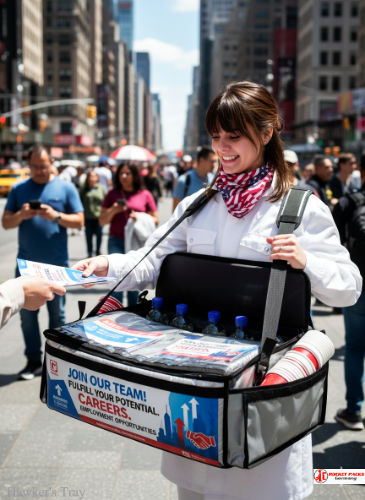 Hawker’s Tray promoting brand identity during Dubai