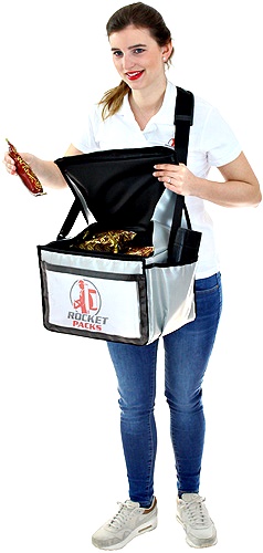 The lightweight ice cream bag, double-layer design increases the strength of the while for belt accessories. This protects the seller and makes the compartment more aesthetic.