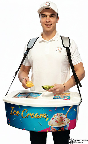 Professional ice vending tray for beverage sales