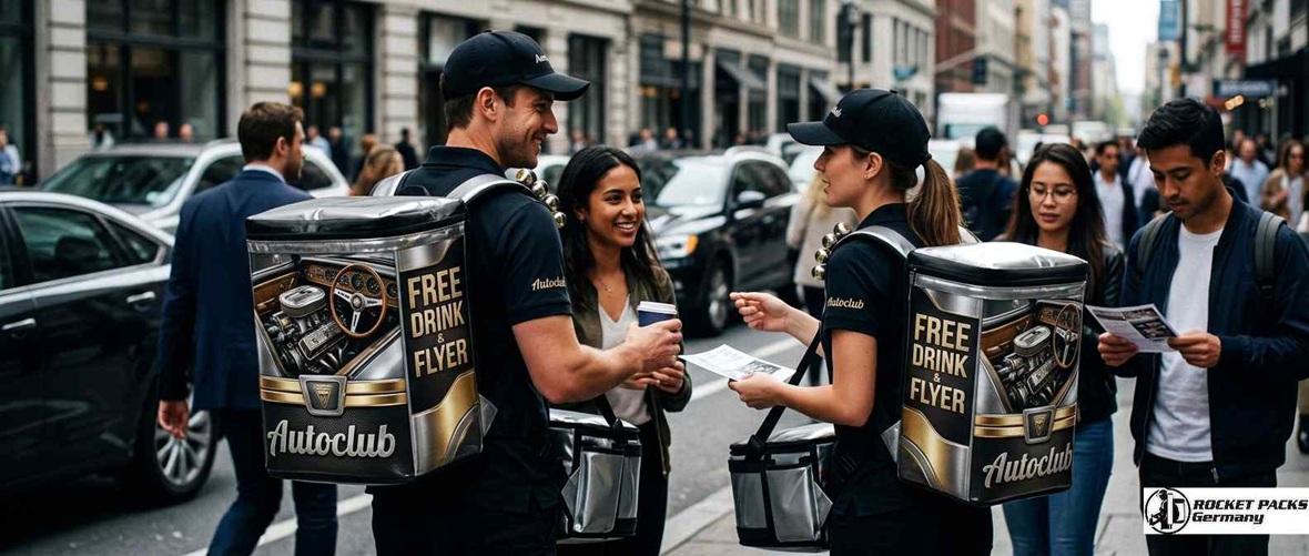 High-end usherette tray for luxury brand messaging and VIP hospitality service at the Monaco Grand Prix.
