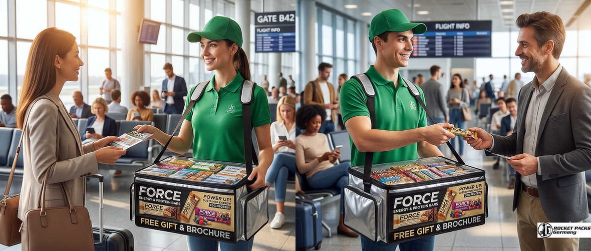 Luxury product sampling tray for cosmetic brand events at Paris Fashion Week, featuring a premium black finish and ergonomic harness.