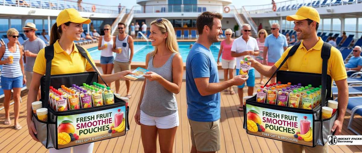 Mobile coffee-to-go vending tray for morning commuters in Seattle, a grab-and-go solution for urban high-traffic retail areas.