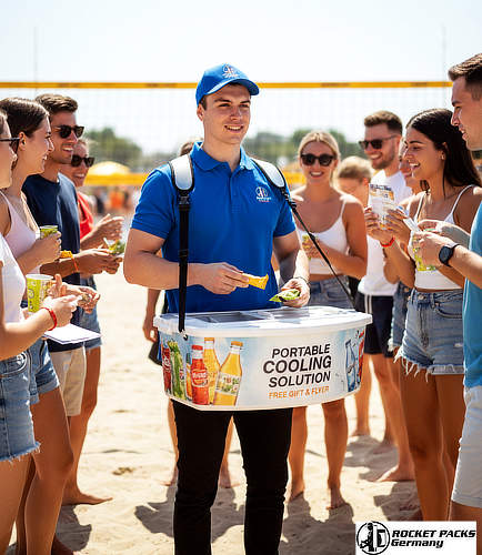 Professional mobile ice cream vending solution for on-the-go sampling and live audience catering at a London stadium concert event.