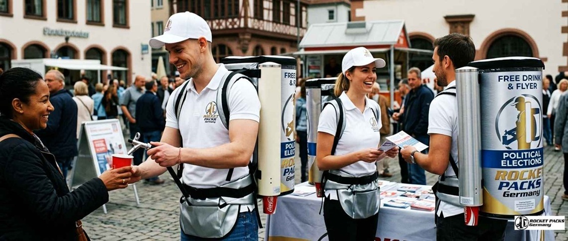 Mobile Point of Sale (mPOS) integrated mobile serving tray for seamless contactless payments.