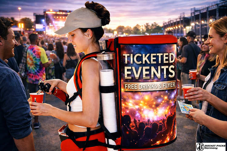 Professional mobile vending solution for take-away service and shopper orientation during the Amsterdam Carnival parade and live event.