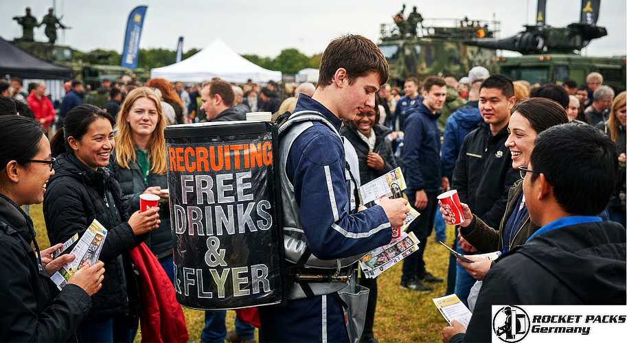 Mobile vending tray for ice cream cones and shopper activation at an Atlanta professional baseball stadium.