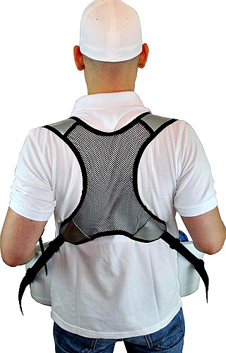 Professional ice cream vendor tray at Dallas State Fair — outdoor sales incentive and product tasting presentation.