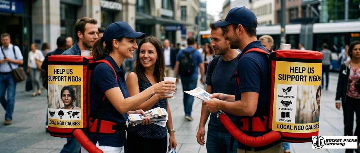 Compact concession tray for theatre interval sales, providing a premium shopping experience for London West End audiences.