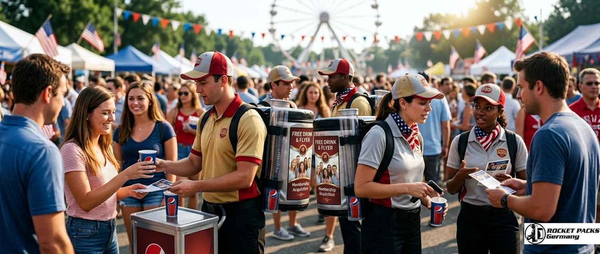 Spirit sampling tray with custom foam inlays for premium liquor tasting and brand experience at Edinburgh Fringe Festival.