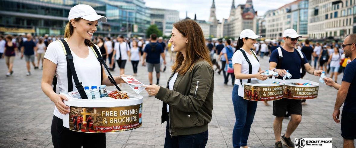 Professional stadium vending tray with custom bottle inserts for rapid audience catering at AT&T Stadium Dallas.