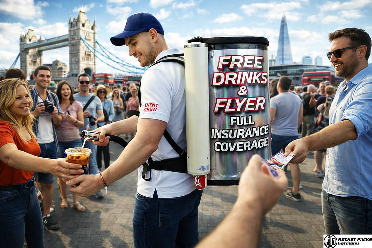 Versatile vendors tray for hybrid event catering and innovative visualization at a Manchester international business conference and corporate gathering.