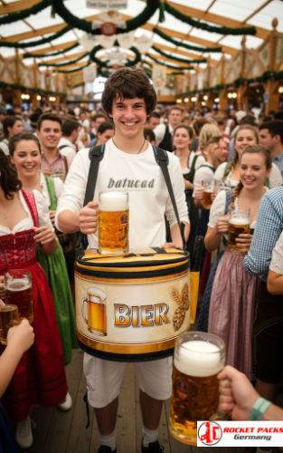Vendor’s tray at Houston Rodeo Festival enabling efficient live event catering, mobile sales, and strong brand presence.